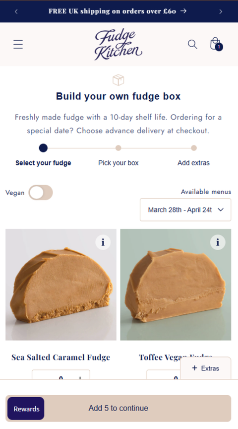Modern eCommerce experience